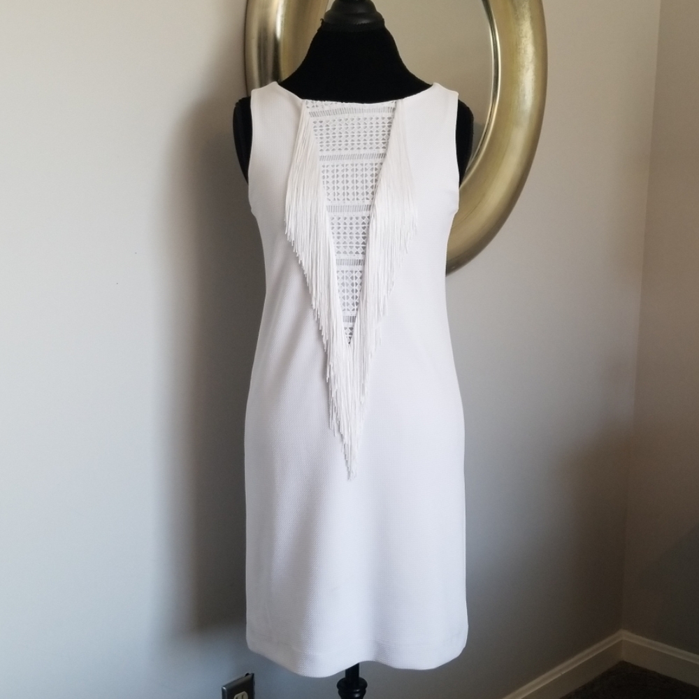Nicole by Nicole Miller Fringed Dress